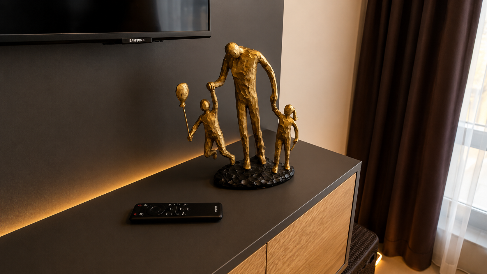 Dekoratives Detail im Emperium Appartement
