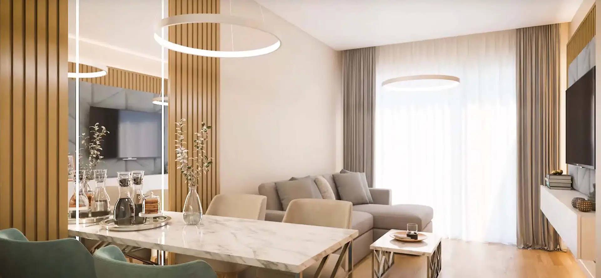 Harmony Suites Sonnenstrand Bulgarien Luxus Apartment Livingroom